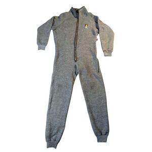 Helly‎ Hansen Men's Medium Workwear Grey Jumpsuit Coveralls Union Base Layer FR